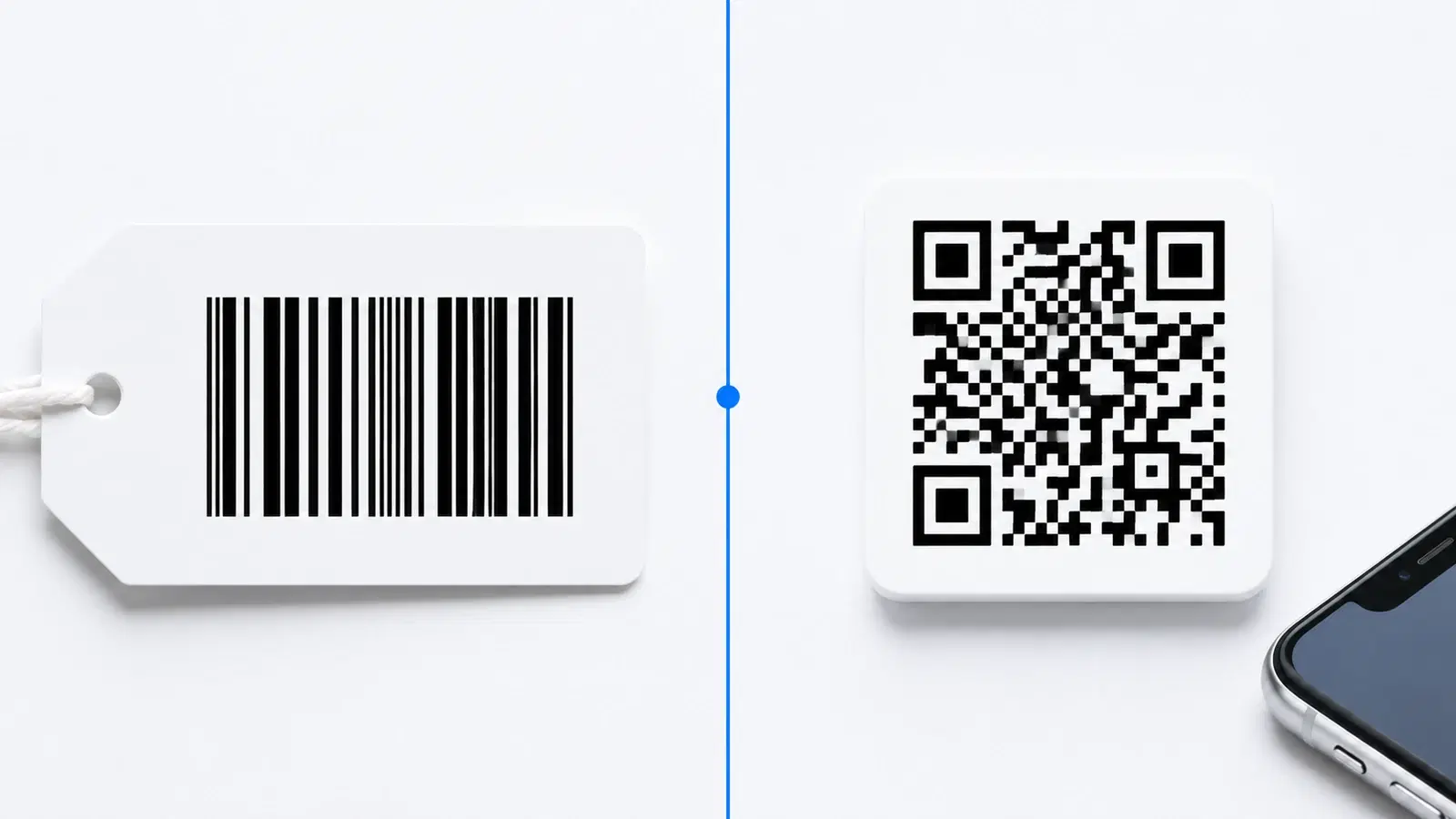 QR Code vs Barcode: When to Use Each in 2026 (Visual Guide)