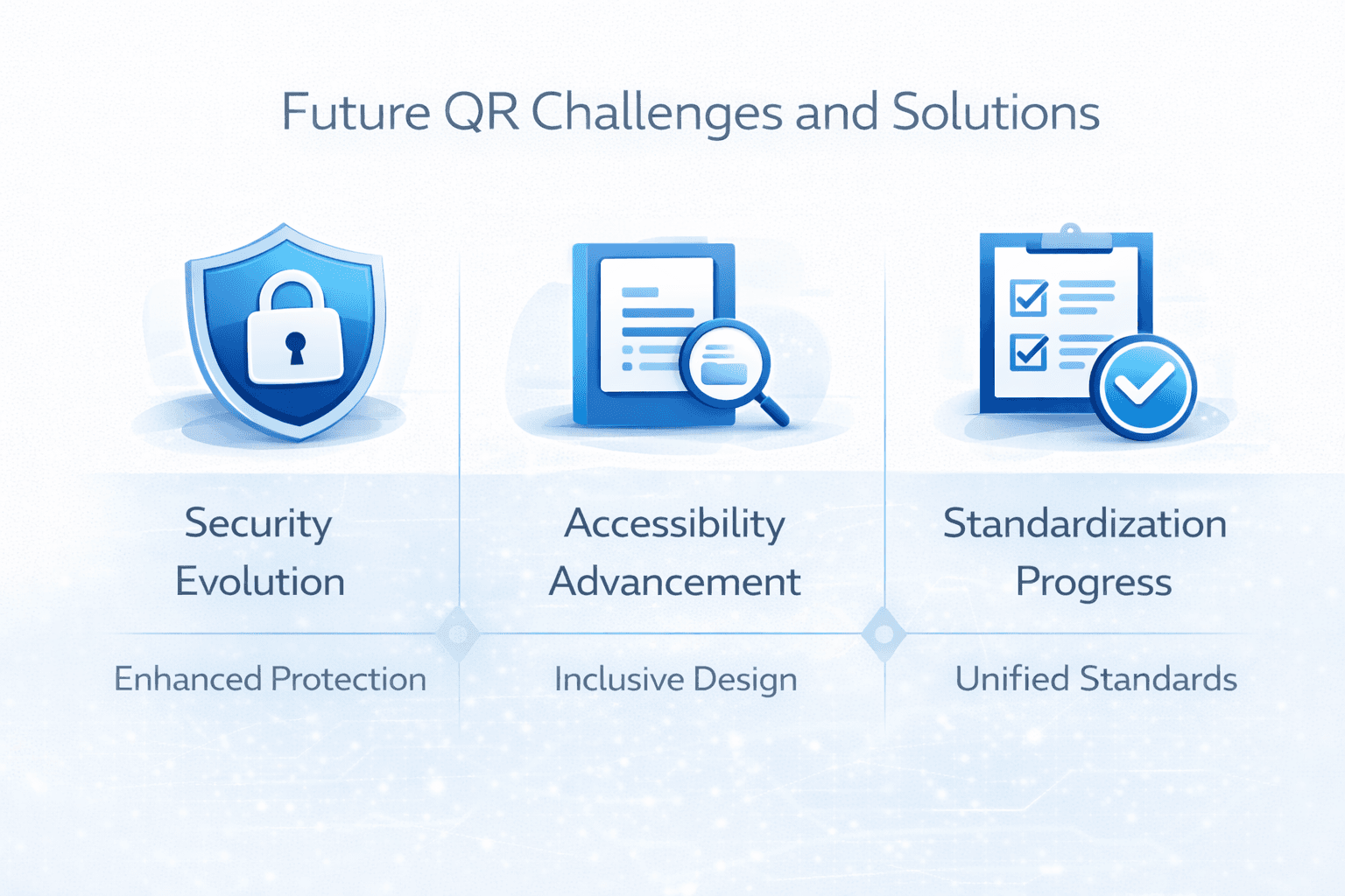 Challenges facing QR code evolution