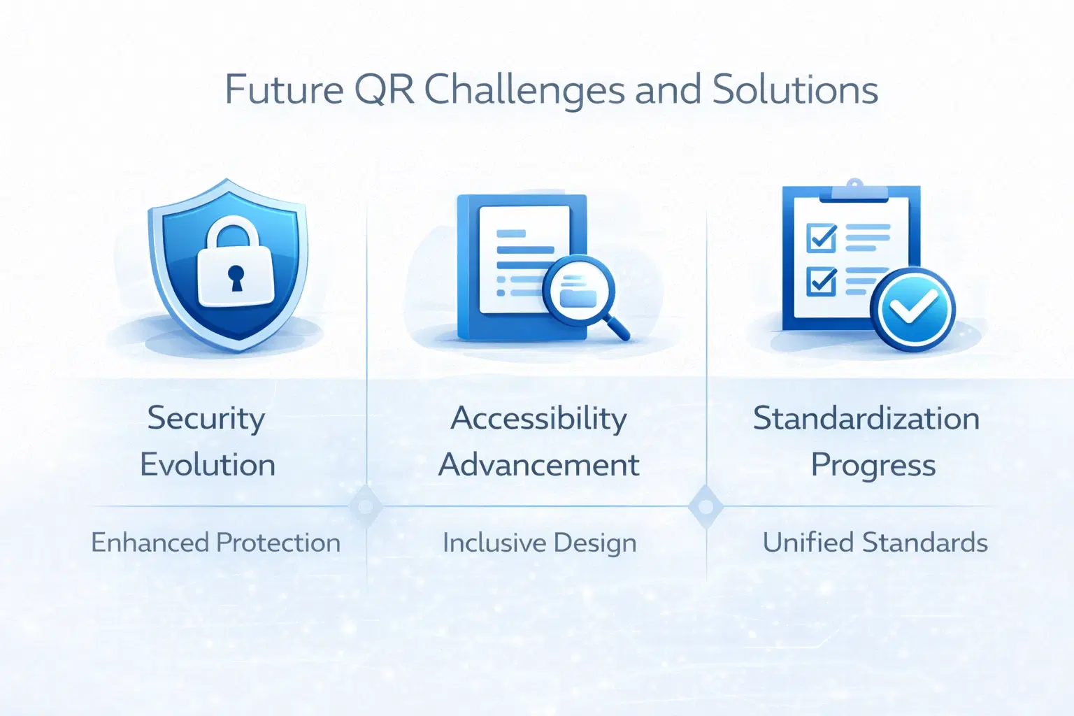 Challenges facing QR code evolution