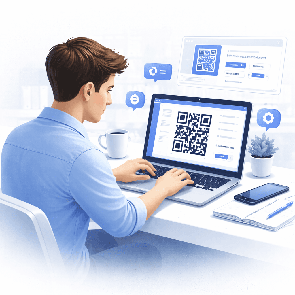 Step 1: Create Your QR - Simply paste any website link or URL you want to share